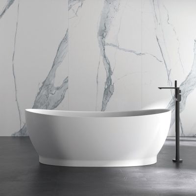 Portofino 71 Inch Mineralcast Double Slipper Matte Tub