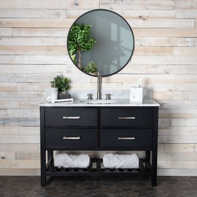 Holden 48 Inch Birch and Oak Console Vanity