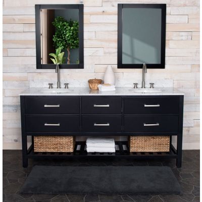Holden 72 Inch Birch and Oak Console Vanity