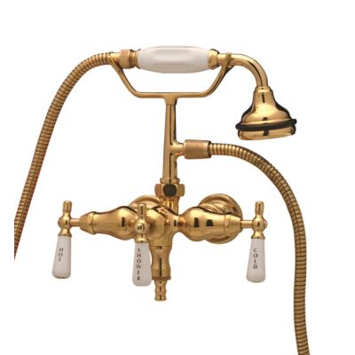 Wall Mount English Telephone Faucet - Down Spout