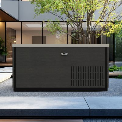 Revive Freestanding 67-Inch Cold or Hot Plunge Bath – Indoor/Outdoor Cold Recovery Bath – Gray