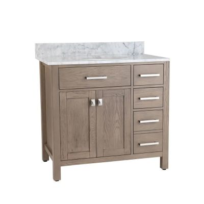 Neeson 36 Inch Birch and Oak Vanity