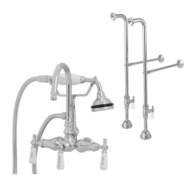 Freestanding English Telephone Faucet - Gooseneck Spout