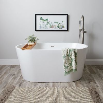 Arlo Acrylic Contemporary Double Ended Tub - No Faucet Drilling