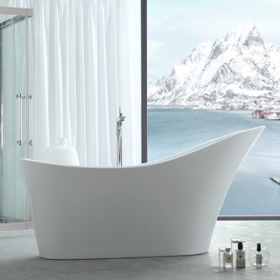 Conner Acrylic Contemporary Slipper Tub