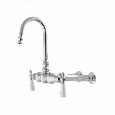 Wall Mount Faucet - Gooseneck Spout