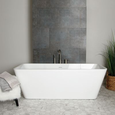 Tiberius Acrylic Double Ended Freestanding Tub