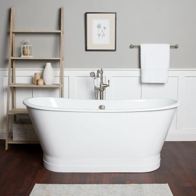 UNA 67 INCH CAST IRON SKIRTED DOUBLE ENDED TUB 